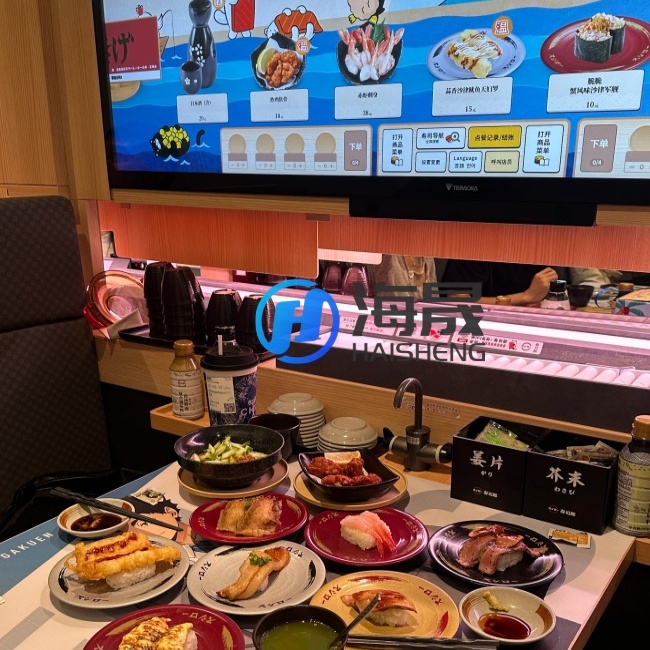 Labor Costs Surge Up to 300%? HaiSheng Rotating Sushi Equipment Helps Sushi Restaurants Cut Operating Burdens Easily