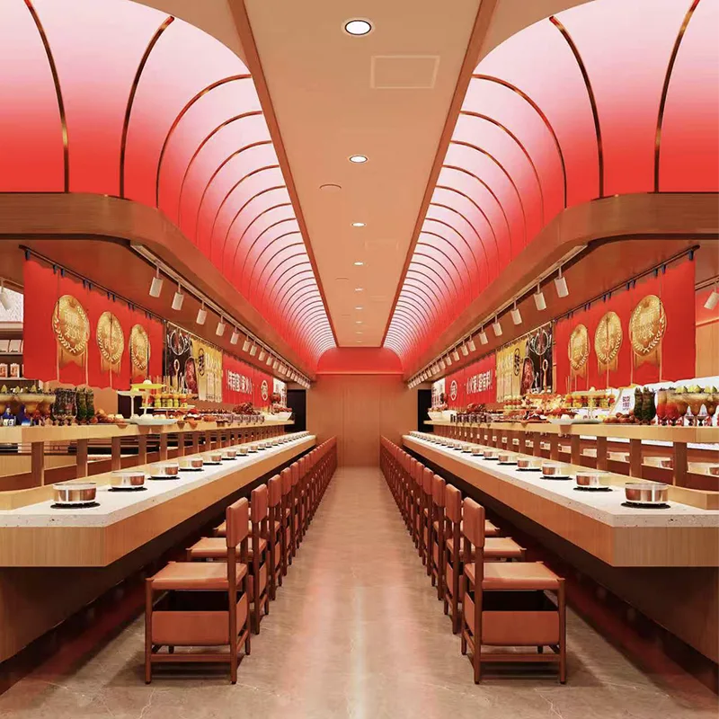 Commercial Conveyor Belt Hot Pot System