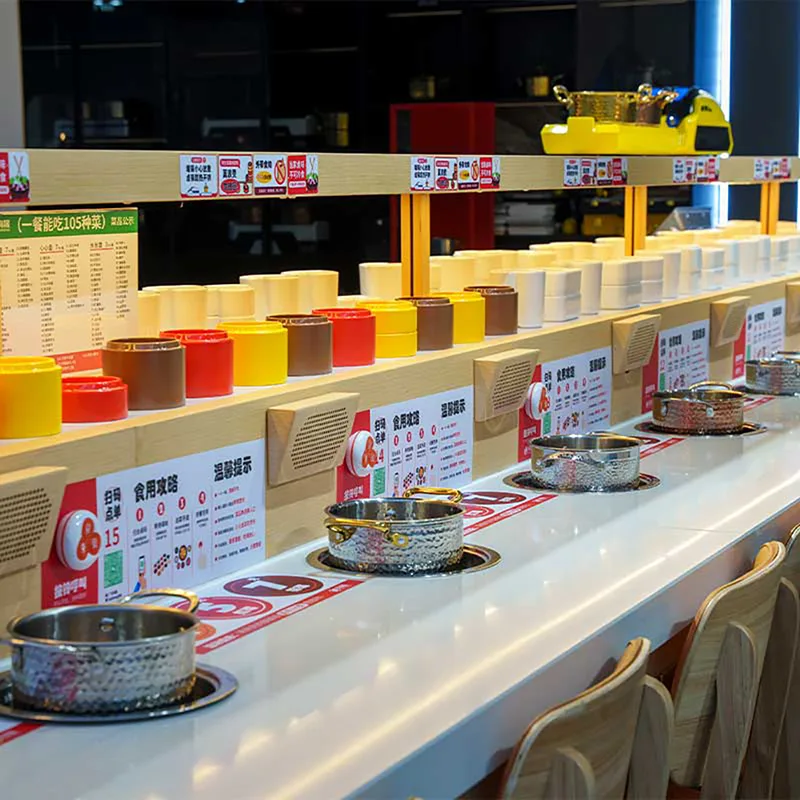 Commercial Rotating Hot Pot Conveyor Equipment Commercial Rotating Hot Pot Conveyor Equipment