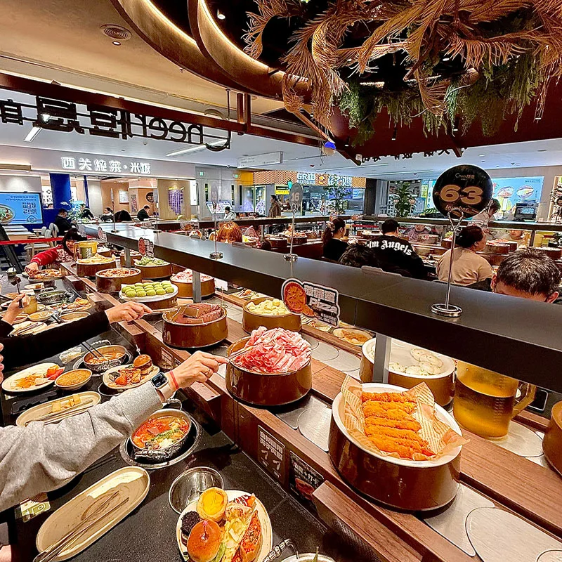 Rotating Hot Pot Conveyor Equipment