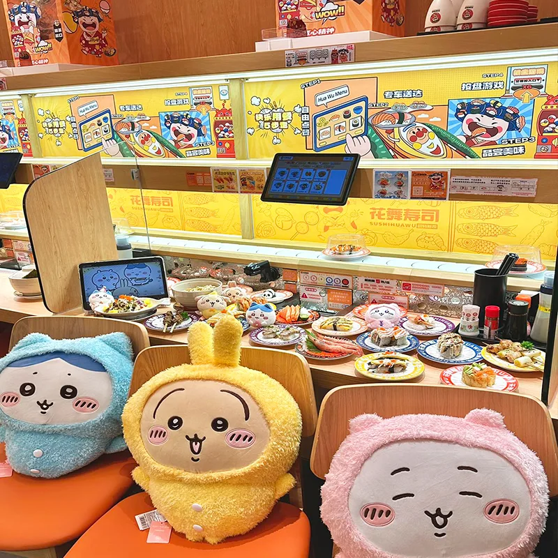 Rotating Sushi Conveyor With Plate Return System